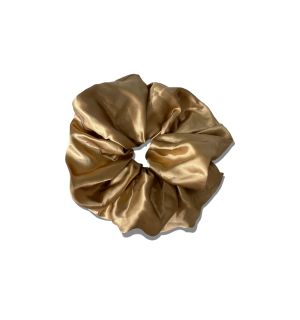 Silk Scrunchie - Oversized - Golden