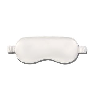 Silk Sleep Mask - Ivory White